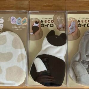 くりかえし使える カイロ 湯たんぽ ネコ