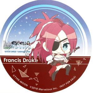 【Fate/EXTELLA LINK×animatecafe◆非売品コースター】フランシス・ドレイク ライダー アニメイトカフェ メニュー Nintendo Switch PSVita
