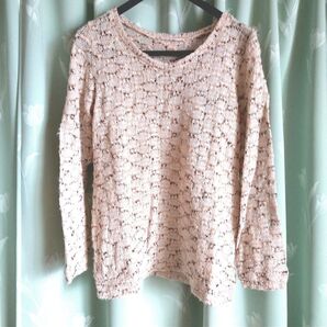 ニット M ベージュ プルオーバー