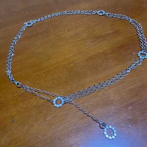 ラインストーン チェーンベルト