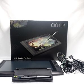 【正常動作品】Wacom CINTIQ 13HD(DTK-1300/K1) 13.3インチ 液晶ペンタブレット ワコム