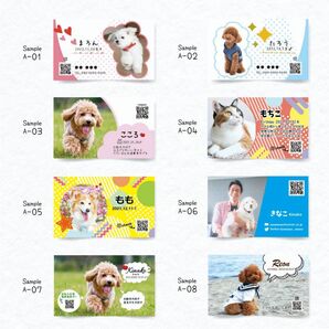 名刺印刷 ペット名刺印刷 ポイントカード作成