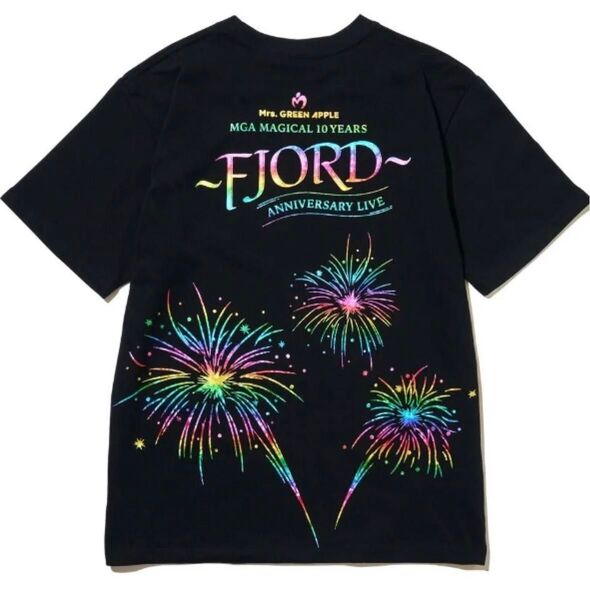 ミセスグリーンアップル 半袖Tシャツ ライブグッズ フィヨルド fjord Mrs.green apple Lサイズ 黒