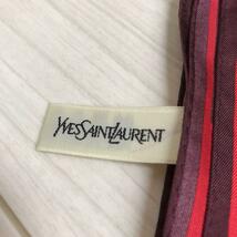 新品日本製ビンテージイヴサンローラン Yves Saint Laurent ◆シルクスカーフ●サイズ58×58㎝　_画像6