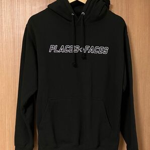 美品 PLACES + FACES パーカー スウェット スウェットパーカー フーディー ブラック ストリート S