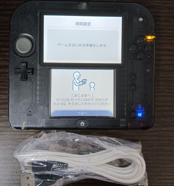 【動作品】ニンテンドー2DS クリアブラック 任天堂 Nintendo ゲーム機 2DS