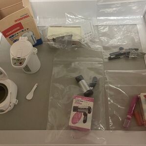 ミニチュア 炊飯器 ポット テレビ テレビ台 ドライヤー くるくるドライヤー メイクブラシセット