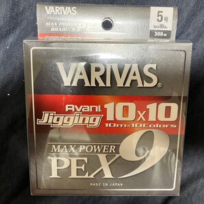 新品 アバニ ジギング10X10マックスパワーPE X9 300m 5号 VARIVAS(バリバス)