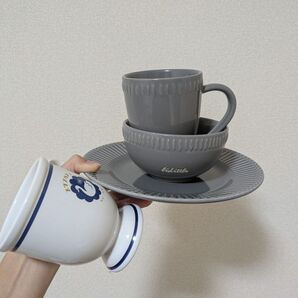 【期間限定】マグカップ レトロ喫茶 お皿セット IKEA