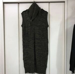  прекрасный товар!COMME des GARCONS шаль цвет вязаный One-piece (M)AD2010 JUNYA WATANABE