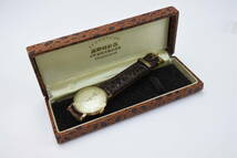 ☆アンティーク 1950年代頃 スイス製DELBANA 　手巻紳士腕時計 　未使用保管品_画像8