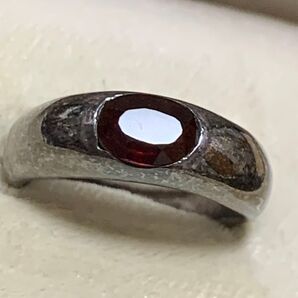 銀製品天然石リングヴィンテージ加工銀製品
