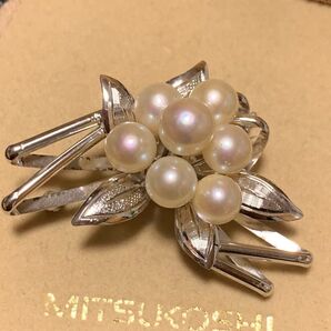 あこや真珠ブローチ シルバー SILVER銀製品