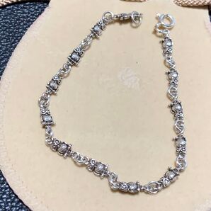 銀製品フクロウブレスレット925刻印銀製品