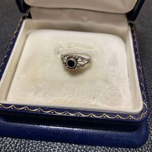 天然石オニキス シルバー リング銀製品