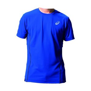 アシックス ウィンジョブ ハーフスリーブクールトップ アシックスブルー×ダークグレー M asics 空調服専用 半袖インナー