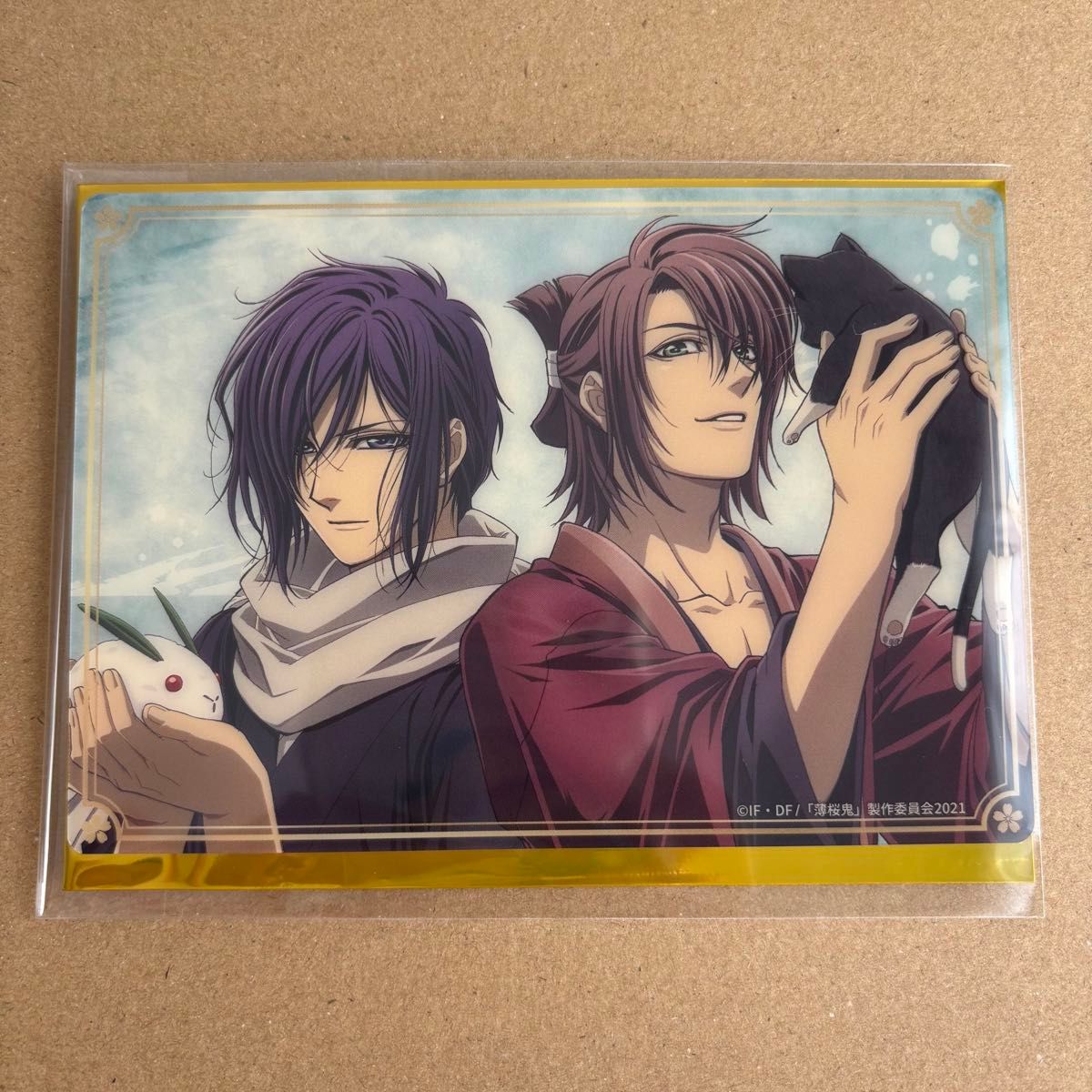 薄桜鬼新選組奇譚★POP UP SHOP★クリアカード2★沖田総司・斎藤一