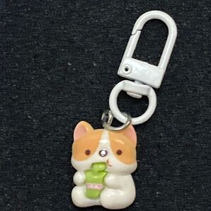 犬のキーホルダー かわいい 秋田犬 しば犬 芝犬 ジュース