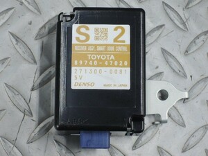 ・ ZVW30 プリウス G's 後期 スマートドアコンピューター CPU 89740-47020 T-1113