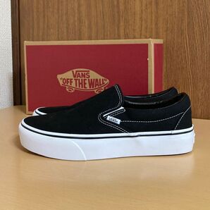 VANS バンズ スリッポン プラットフォーム 厚底 27.5cm VN00018EBLK