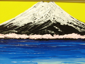 ≪国美協≫TOMOYUKI・友之、『白雪の富士山』、油彩画、SM号：22,7cm×15,8cm、油絵一点物、新品高級油彩額付、直筆サイン・真作保証付