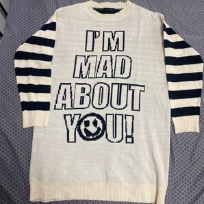 WORD WIDE LOVE ワールドワイドラブ ボーダーニットワンピース