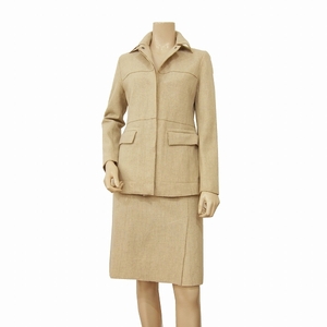 QM beautiful goods * I si- Be *iCB* beige * thick wool material * simple design * cut ... none * modern . skirt suit *2 number (M)/ lady's / autumn winter 