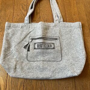 MERCURY DUO マーキュリーデュオ ジャージー素材トートバッグ グレー