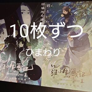 映画 羅小黒戦記 フライヤー チラシ 2種 ロシャオヘイセンキ 10枚ずつ