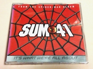 SUM 41 「It's What We're All About」 UK盤 映画 スパイダーマンより