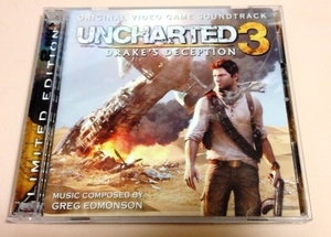 2CD Uncharted 3 Drake's Deception(アンチャーテッド3) サウンドトラック Limited Edition/Greg Edmonson