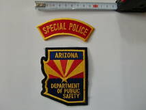 アリゾナ州警察　ARIZONA　SPECIAL POLICE　パッチ・未使用_画像1
