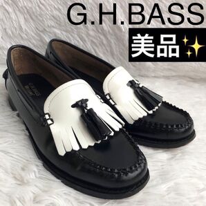 ローファー レディース G.H.BASS ジーエイチバス タッセル フリンジ