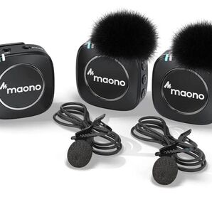 maono WM820 A1 ワイヤレスマイクシステム 無線 ピンマイク 一眼レフマイク スマホビデオカメラ用外付けマイク