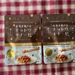 元気と健康を届けるナットウキナーゼPremium 4000FU 2個セット