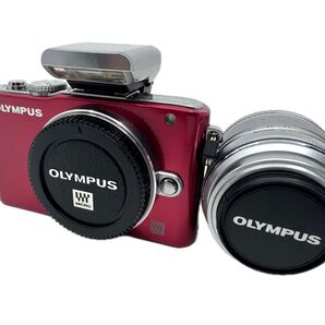 OLYMPUS PEN Lite E-PL3 レッド ミラーレス一眼カメラ