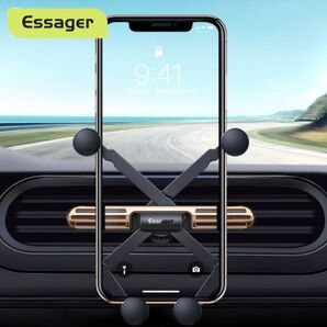 車載ホルダー 携帯ホルダー エアコン吹き出し口式4-7インチ全機種対応