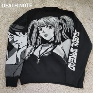 DEATH NOTE デスノート 弥海砂 ミサミサ L エル ニットセーター ブラック y2k 平成 地雷 小畑健 大場つぐみ