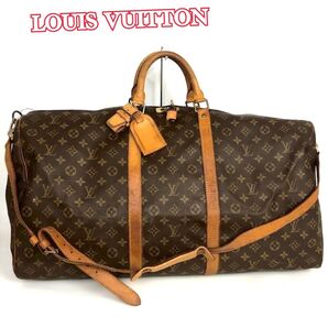LOUIS VUITTON ルイヴィトン キーポル60 バンドリエール ボストンバッグ M41412 モノグラム レディース