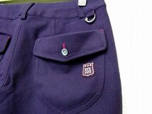 S0023：munsingwear マンシングウェア ショートパンツ 紫/7/ タックパンツ 半ズボン パンツ スポーツウェア 婦人服 ：3_画像8
