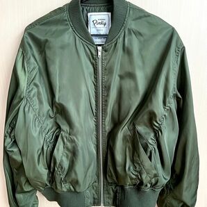 AS KNOW AS MA-1 ブルゾン カーキ