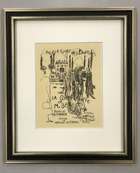 【特価】　≪　　 ピエール ボナール　　≫ 　リトグラフ【石版画】　COMPLAINTE DE M.BENOIT&LA BESCENE OBSCENE　1952年　PIERRE-BONNARD