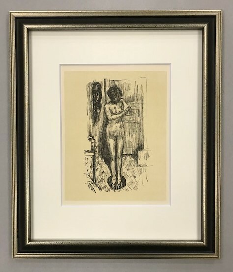 【特価】　≪　　 ピエール ボナール　　≫　　リトグラフ【石版画】　　ETUDE DE NU　　1952年　　PIERRE-BONNARD