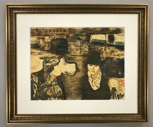 【特価】　≪　　 ピエール ボナール　　≫　　リトグラフ【石版画】　　PLACE CLICHY　　1952年　　PIERRE-BONNARD