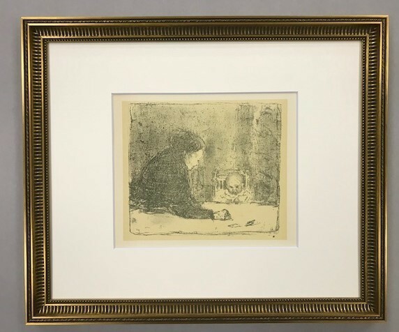 【特価】　≪　　 ピエール ボナール　　≫　　リトグラフ【石版画】　　LA GRAND MERE　　1952年　　PIERRE-BONNARD