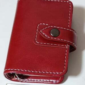 システム手帳 3穴 レッド