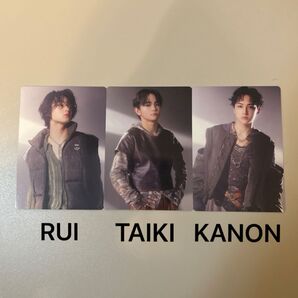 BMSG FES'25 オンラインくじ STARGLOW RUI TAIKI KANON フォトカード トレカ