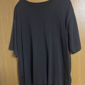 ★着用回数少★UNFILO*ダークブラウン*半袖Tシャツ*M