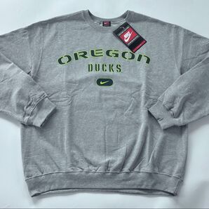 NIKE 米国製 “Oregon Ducks”スウェット XL グレー 新品タグ付き