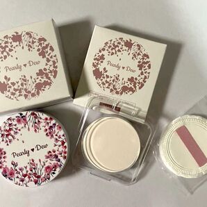 パーリーデュー 薬用美白トリートメントスキンケアパウダーDay &Night 10g専用コンパクトケース(パフ付き)